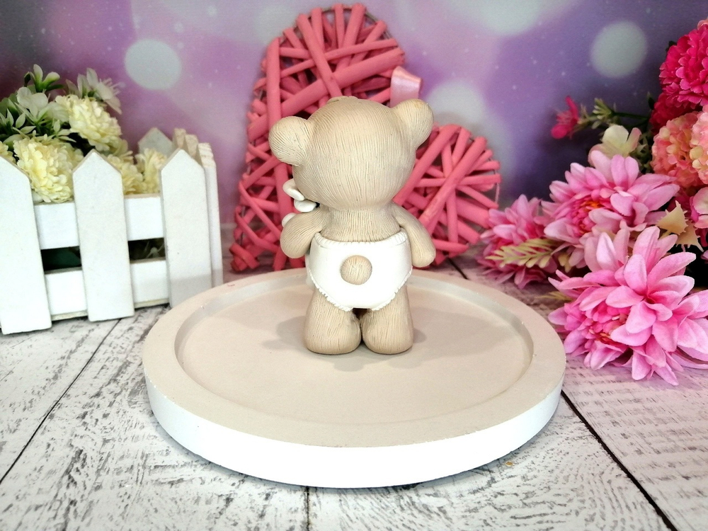 Силиконовая форма Малыш Мишка с зайкой