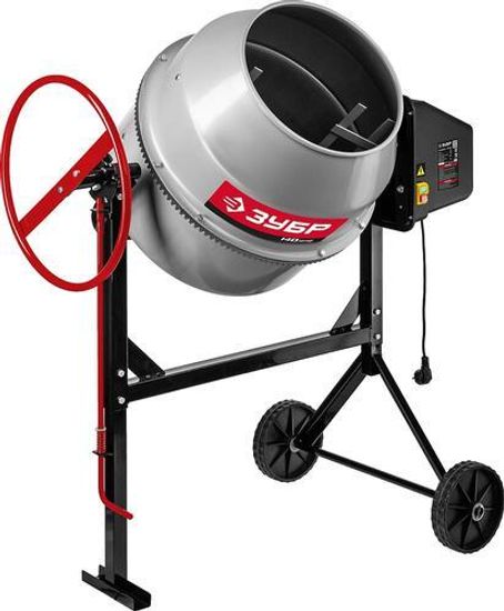 Бетономешалка ЗУБР 140 л 550 Вт, чугунный венец, БМЧ-140