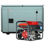 Бензиновый генератор FUBAG BS 7500 A ES с кожухом Geon 1200 RAL 7031