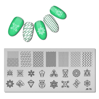 Пластина для стемпинга JR076*