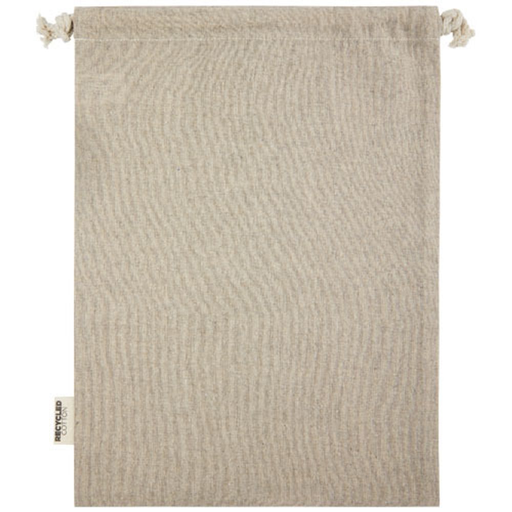 Большая подарочная сумка Pheebs объемом 4 л из хлопка плотностью 150 г/м², переработанного по стандарту GRS