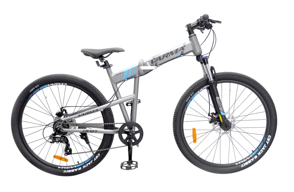 Велосипед 27.5" VARMA CRAFT р.18" 7ск. 2024+ серый