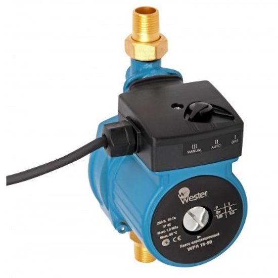 Повысительный насос Wester WPA 15-90 с гайками (0180070)