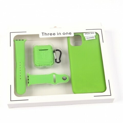 Набор 3 в 1 для iPhone 11 Pro Max, 011448 Зеленый
