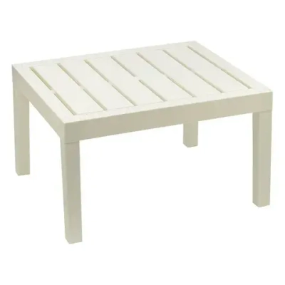 Стол РОТАНГ белый ротанг