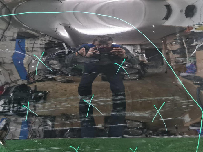 Дверь сдвижная правая Mercedes V w447 (2014-н.в.)