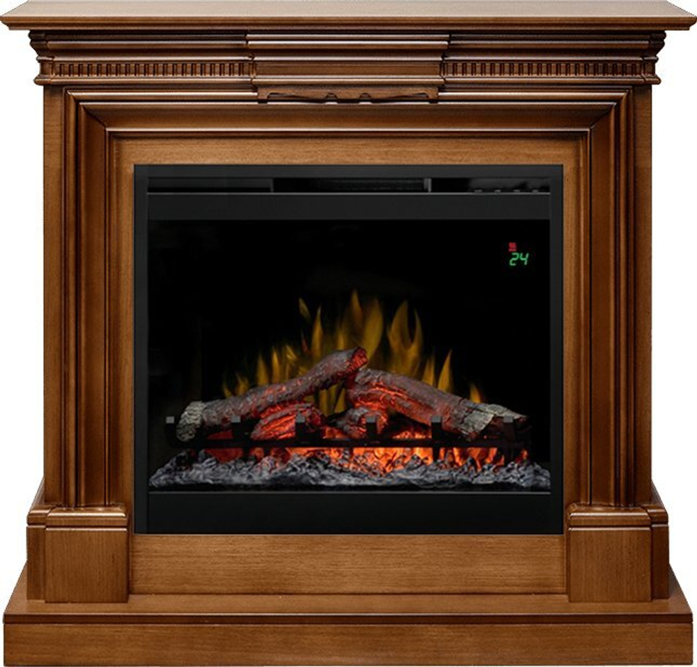 Каминокомплект Chelsea - Орех (Ширина 1150 см) с очагом Symphony 26'' DF2624L-INT