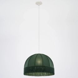 Citilux Базель CL407022 Подвесной светильник патина с зелёным абажуром