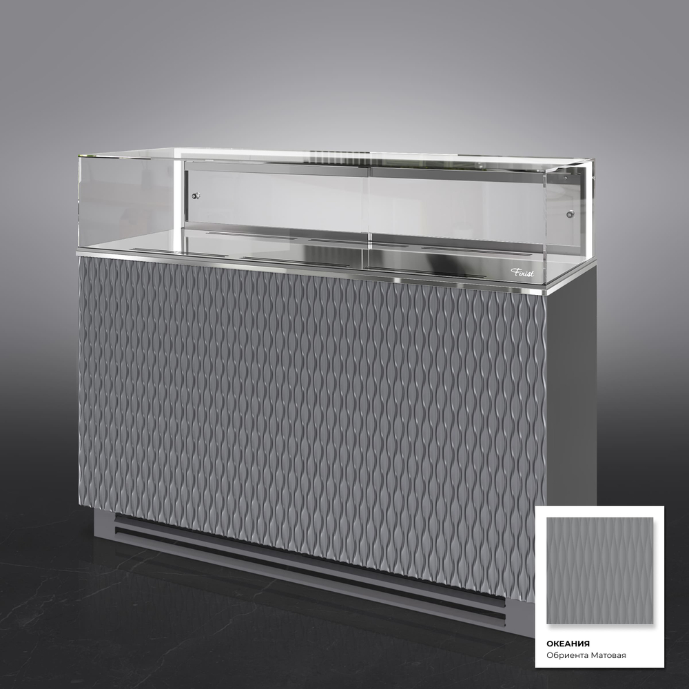 Кондитерская напольная холодильная витрина Finist GLASSIER 58 LUX