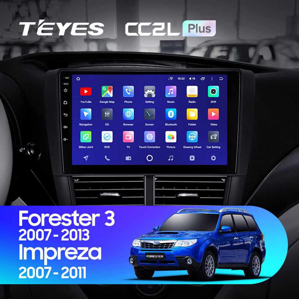 Teyes CC2L Plus 9" для Subaru Forester, Impreza 2007-2013