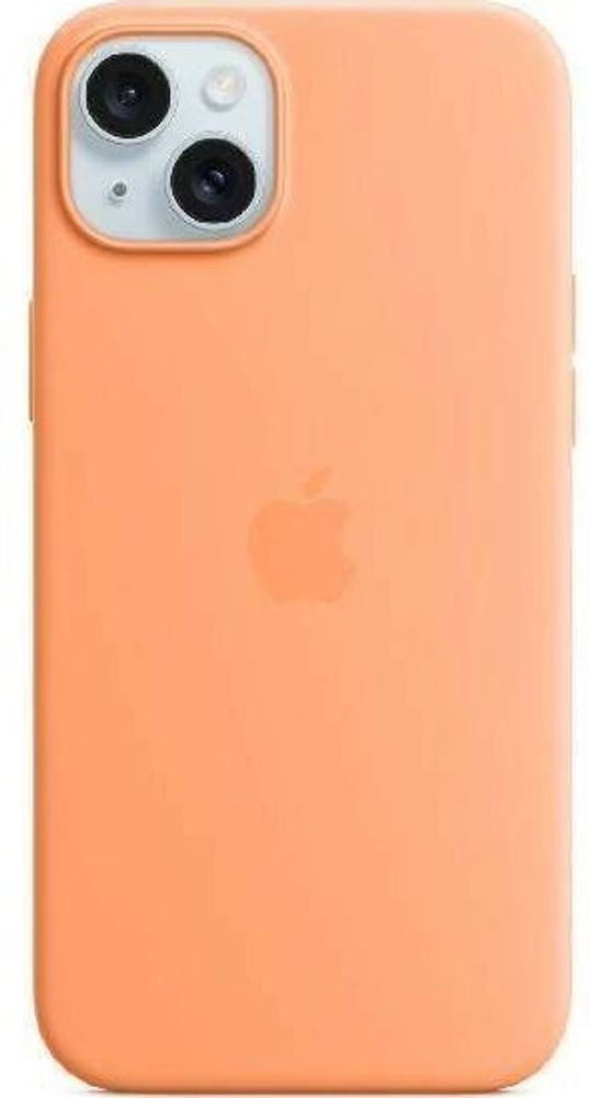 Накладка IPhone 15 Plus with MagSafe orange sorbet