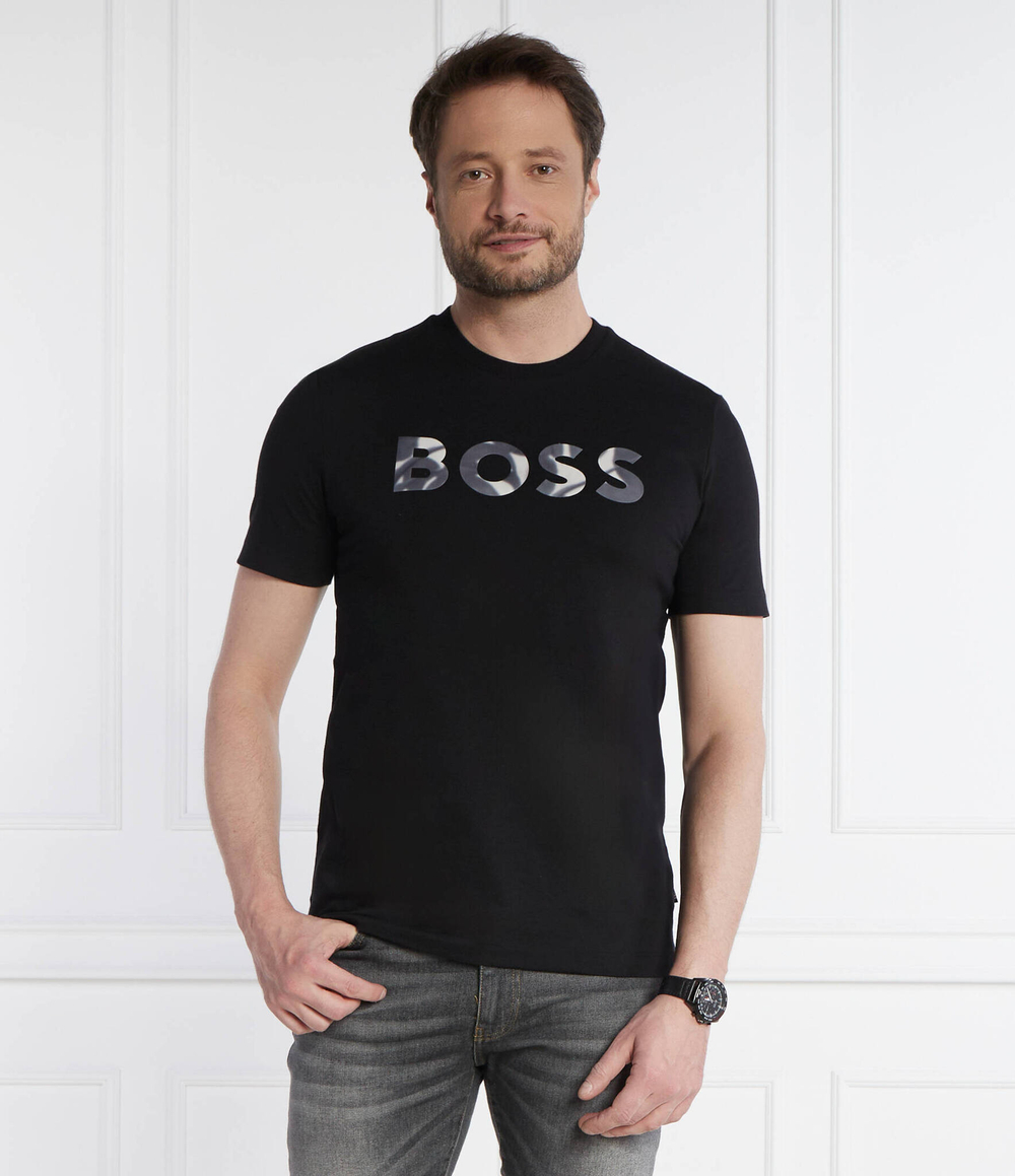 Футболка Thompson BOSS BLACK - черный(50513382)