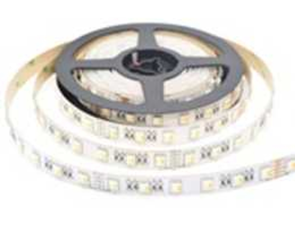 Лента светодиодная SMD RGB+Warm DC24V 19, 2W/m 3000K 1000Lm/m 60д/м CRI>90 IP20,  упаковка 5 метров,  ширина 12мм,  высота 3мм,  самоклейкая