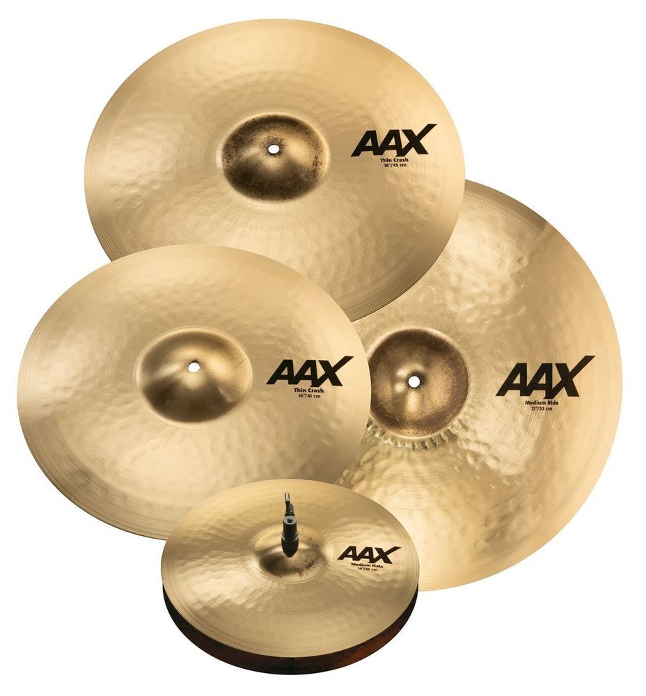 Набор Тарелок 14&quot; Medium Hats, 16&quot; , 18&quot; Thin Crash, 21&quot; Medium Ride Sabian Aax Promotional Set