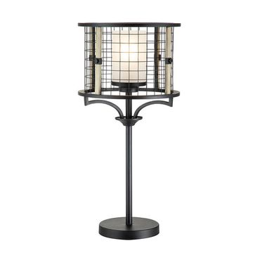 Настольная лампа 1*E27 V000035 10014/1T Black черный Castello Indigo