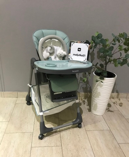 Стульчик для кормления Bubago Amelia цвет Зеленый/Green арт BG 103-3