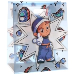 Пакет подарочный «Стильный мальчик» 25*15*30 см