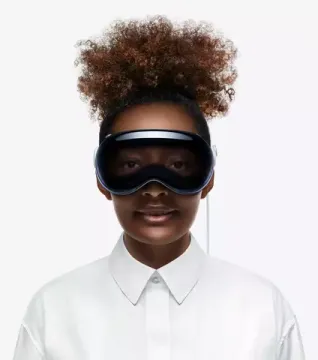 Очки виртуальной реальности Apple Vision Pro, 256 ГБ, серебристый/белый