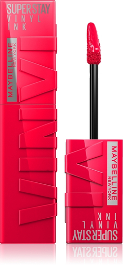 MAYBELLINE NEW YORK SuperStay Vinyl Ink - Стойкая жидкая помада, 4,2 ml