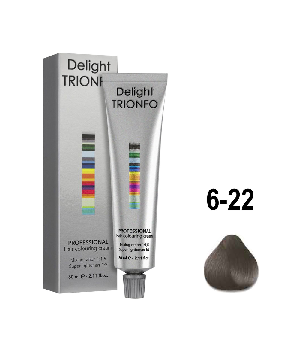 ДТ 6-22 стойкая крем-краска для волос Темно-русый интенсивно-пепельный 60 мл   НОВЫЙ ОТТЕНОК