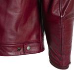 Blouson Chevy Cuir Buffalo / Бордовый