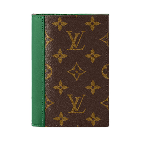 LOUIS VUITTON Passport Cover Colormania Green