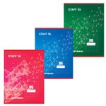 Тетрадь А4 96 л. STAFF Basic скоба, клетка, офсет №2 ЭКОНОМ, обложка картон, ЭКСКЛЮЗИВ, 402651, 3шт