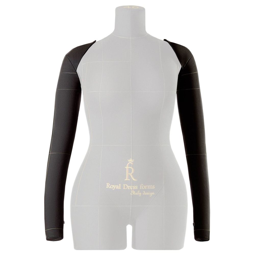 Комплект ручек к мягкому манекену Monica, черные, размер 46-48