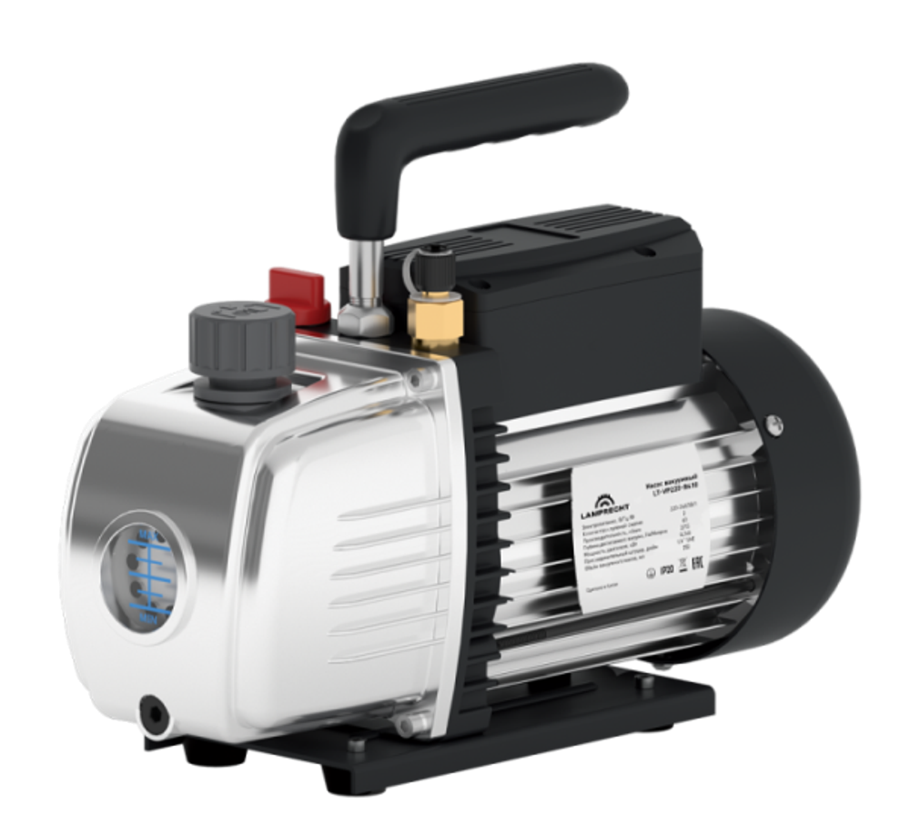Насос вакуумный LT-VP220-R410 (2-ступ., 60л/мин, 15 microns, 1/4 SAE) LAMPRECHT
