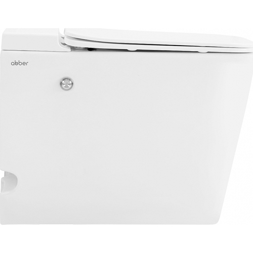 Унитаз Abber Rechteck AC1213P приставной с сиденьем Микролифт