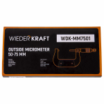 WDK-MM7501 Микрометр нониусный 50-75 мм, 0,01 мм