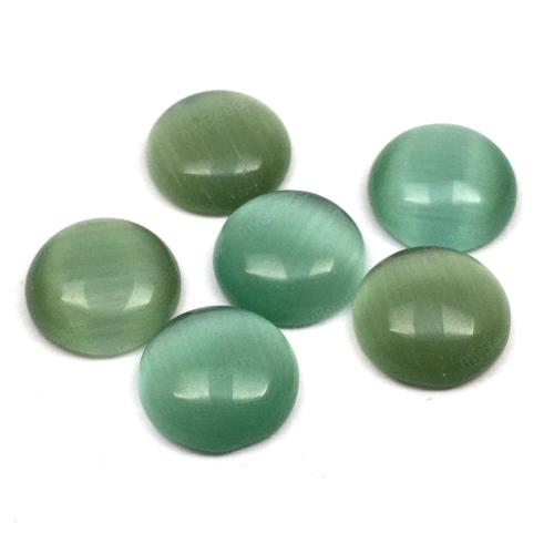 Кошачий глаз (имитация), кабошон 10 мм