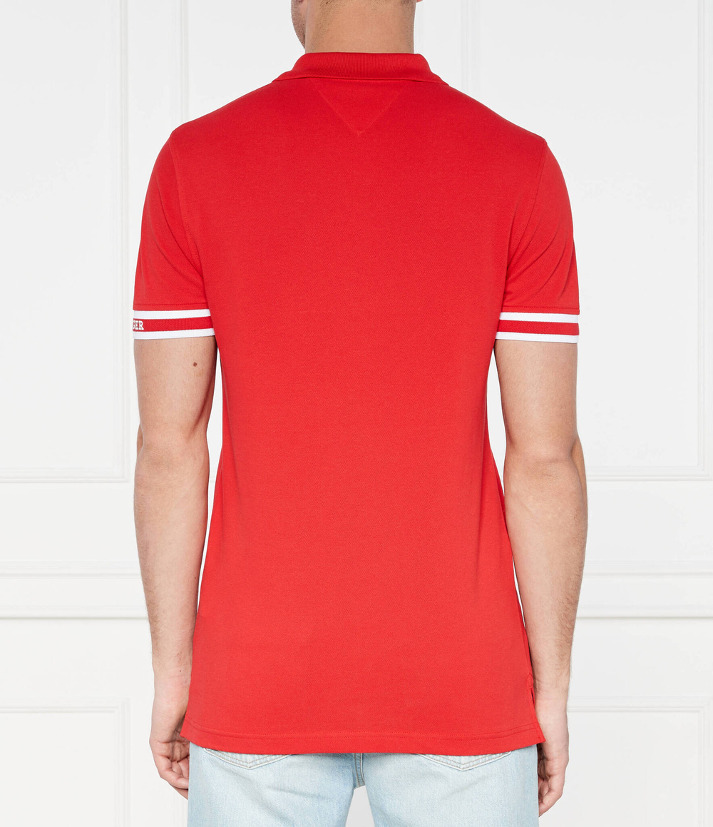 Поло monotype Tommy Hilfiger - красный(MW0MW34737)