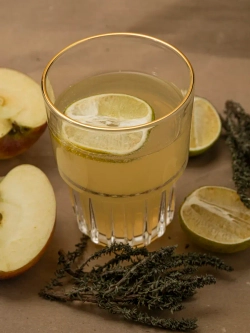 Набор универсальных бокалов, 340 мл. 6 шт. золотая кайма