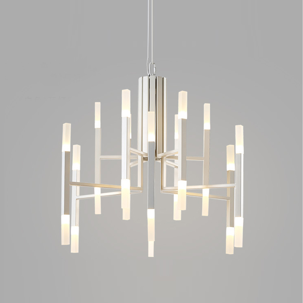 Pendant design lamp  THE LIGHT by Alma 24 lampshades (White)