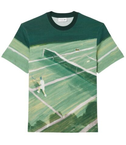 Теннисная футболка Lacoste Classic Fit Tennis Print
