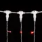 Светодиодный занавес 2*1 м., 200 красных LED ламп, прозрачный провод ПВХ, LTC (PCL202-10-2R)