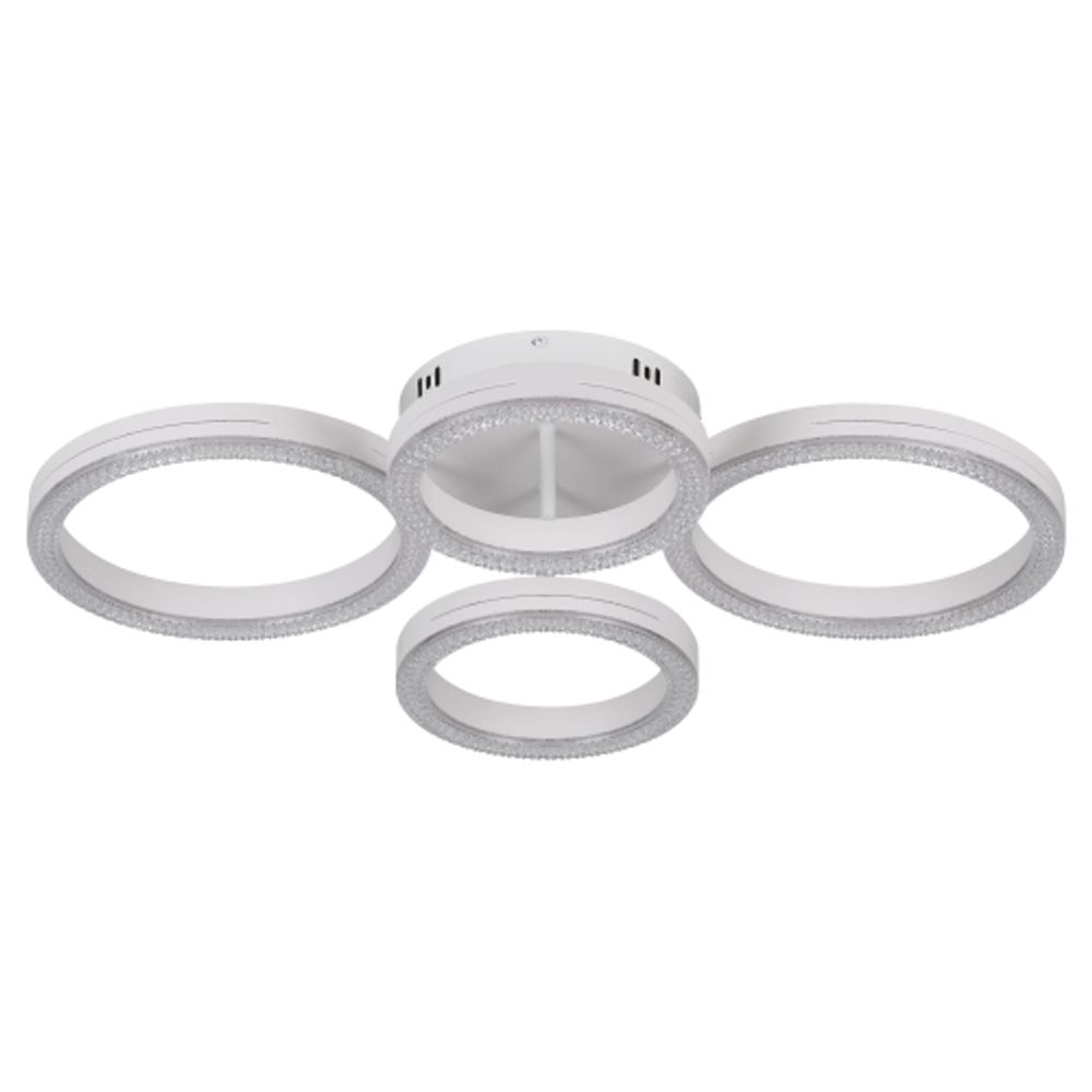 Светильник потолочный светодиодный Rivoli Juniper 6187-702 LED 75 Вт 3000-6000К белый с пультом | Rivoli