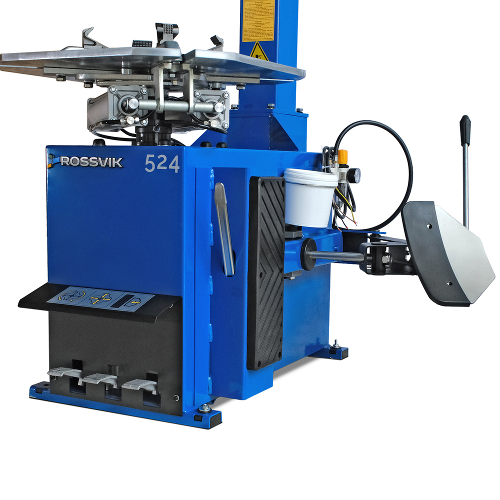 Станок шиномонтажный ROSSVIK V-524, п/автомат, до 24", 220В Цвет синий RAL5005
