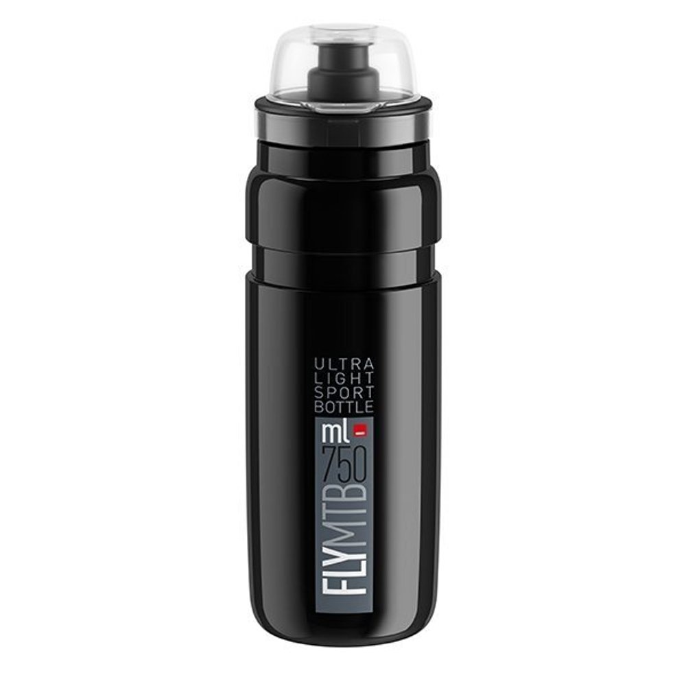 Фляга Elite, 750 мл Fly MTB, черный, защитный колпачок EL0160753