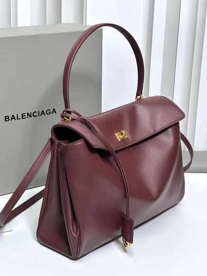 BALENCIAGA RODEO HANDBAG Бордовый