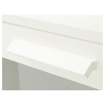 Комод с 4 ящиками - IKEA BRIMNES, 39х124 см, белый, БРИМНЭС/БРИМНЕС ИКЕА