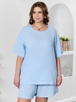 Блузка Вуаль-4 Виотекс ГОЛУБОЙ