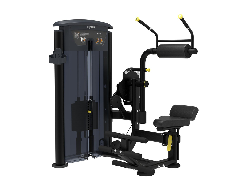 Impulse IT9534 пресс / разгибание спины, профессиональный тренажер