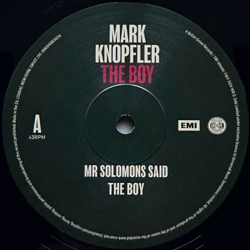 Mark Knopfler / The Boy (12" Vinyl EP)