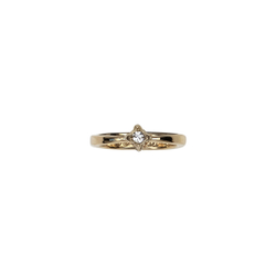 "Эси"  кольцо в золотом покрытии из коллекции "Э" от Jenavi