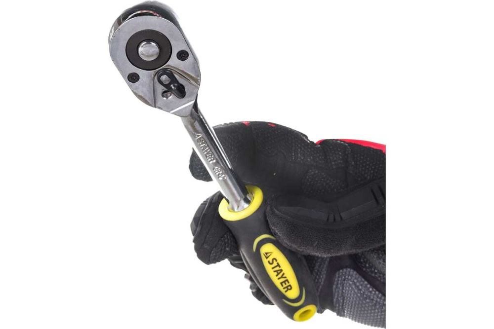 Трещотка для торцовых головок STAYER PROFI 45 зубцов 27786-3/8