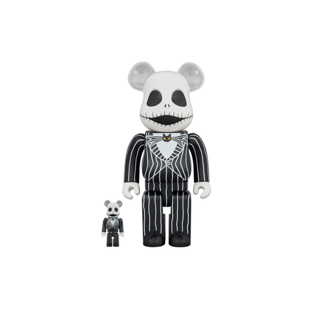 Дизайнерские игрушки BE@RBRICK Jack Skellington, BB-0005