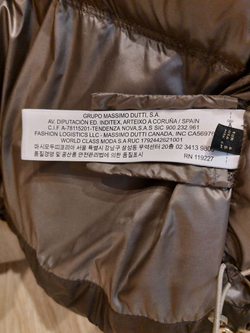 Пуховик Massimo Dutti