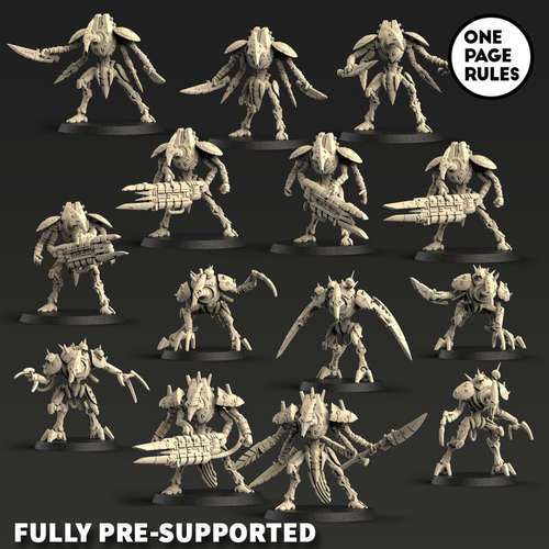 Xenos Armies Necrons Necron Flayed One Skorpekh Destroyers Necron Immortals 1 шт. миниатюра для dnd, днд, pathfinder, фентези, Настольная игра, НРИ, Варгейм, РПГ